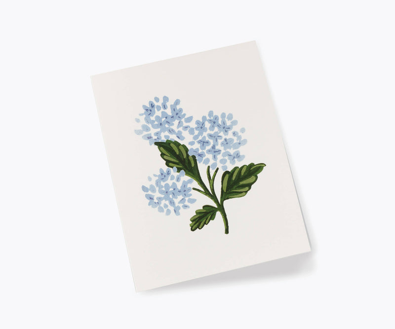 Hydrangea Bloom Card