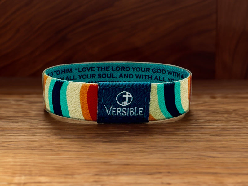 Vibrations / Matthew 22:37 Wristband: Large