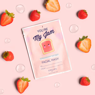 You're My Jam & Let's Avocuddle, Valentines' Face mask 6 Pk