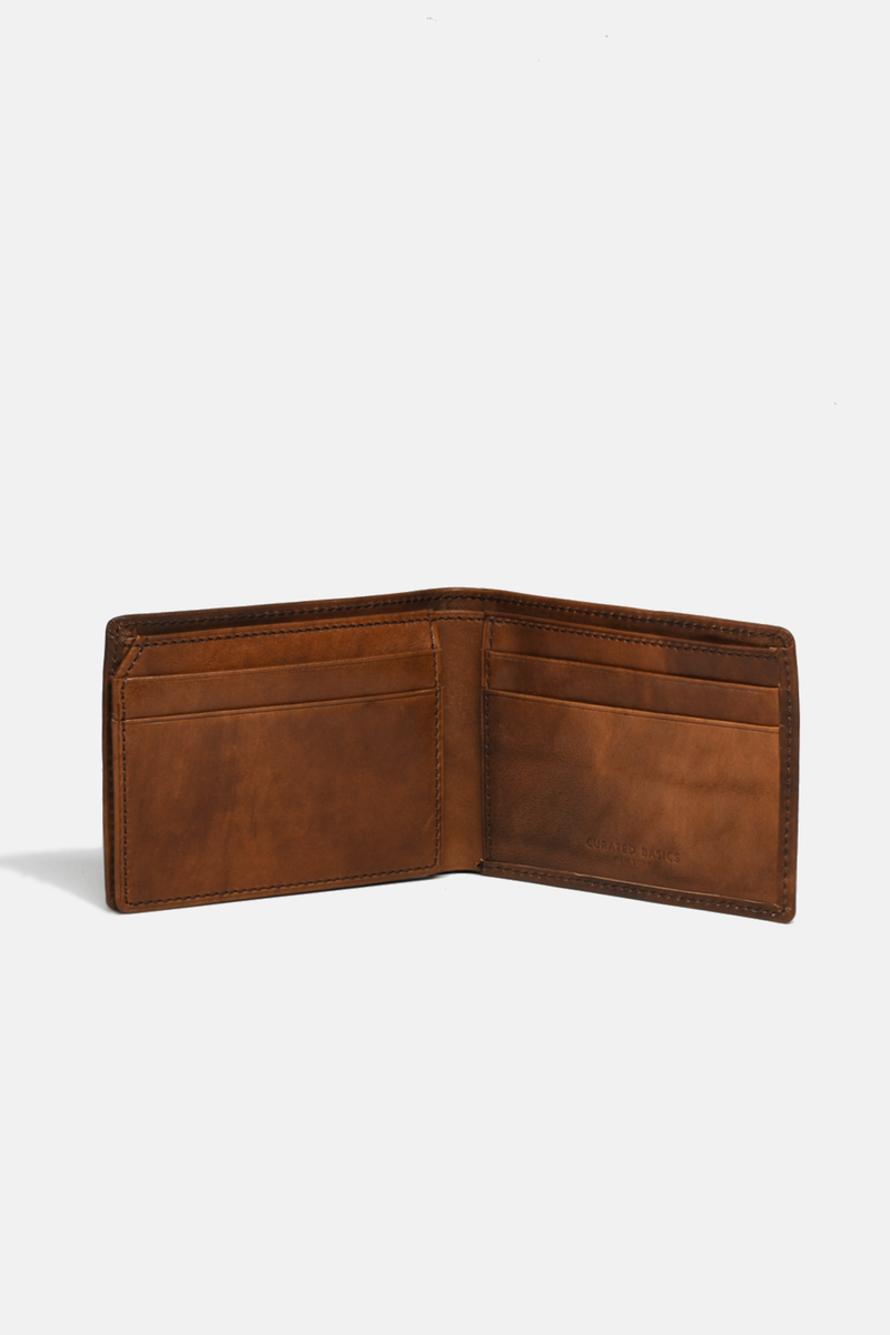 Classic Bill-Fold Wallet: Brown