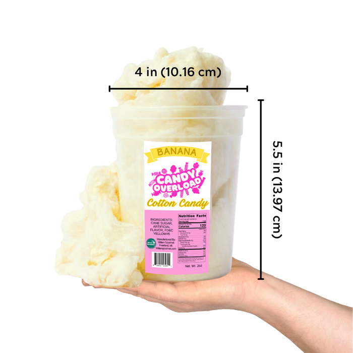 Banana- Gourmet Cotton Candy