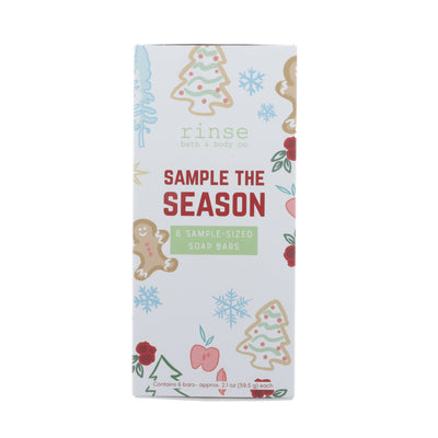 Soap - Sample the Season Holiday Sampler Box (6 half bars)