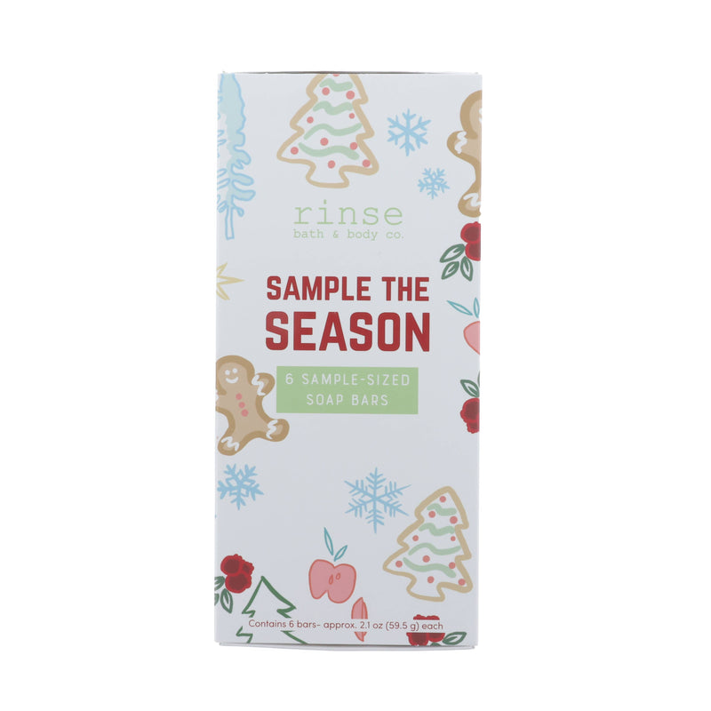 Soap - Sample the Season Holiday Sampler Box (6 half bars)