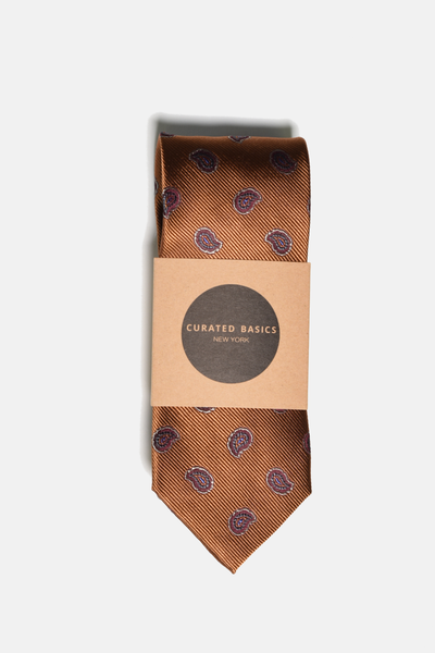 Gold Paisley Tie