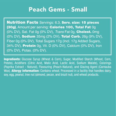 Peach Gems Gummies