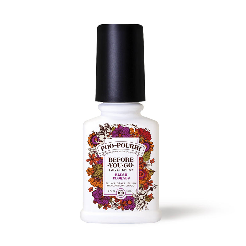 Poo~Pourri Blush Florals 2oz, Toilet Spray Spring Collection