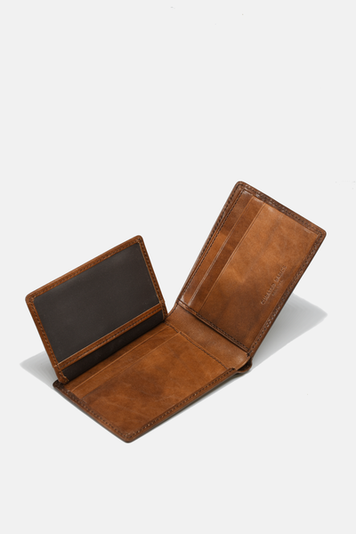 Classic Bill-Fold Wallet: Brown