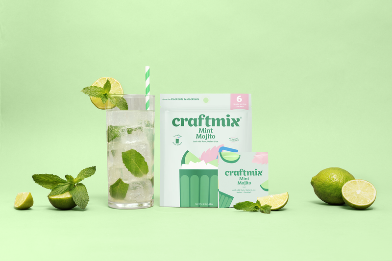 Mint Mojito Cocktail / Mocktail Mixer - 6 Servings Multipack