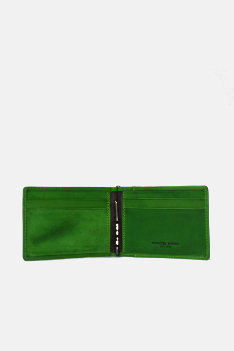 Slim Money Clip Wallet: Dark Brown