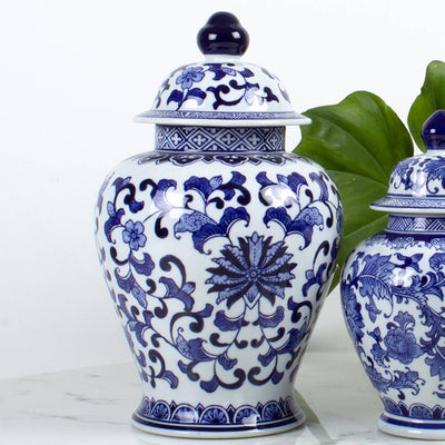 Blue Chinoiserie Ginger Jar - Extra Large