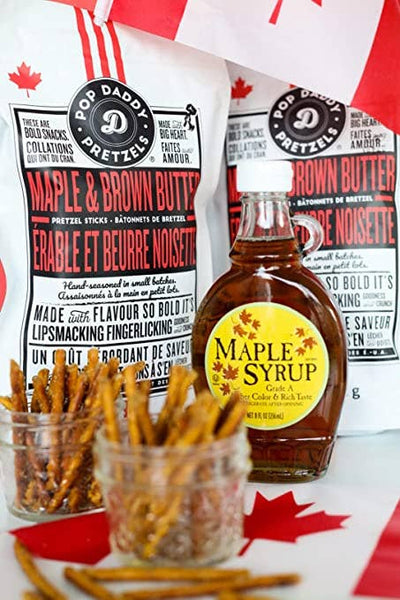 Maple & Brown Butter Seasoned Pretzels 7.5oz