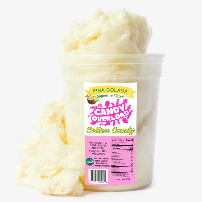 Pina Colada- Gourmet Cotton Candy