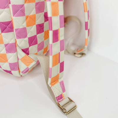 Checkered Pattern Bags, Backpack, Duffle, Cosmetic Bag: Cosmetic Bag