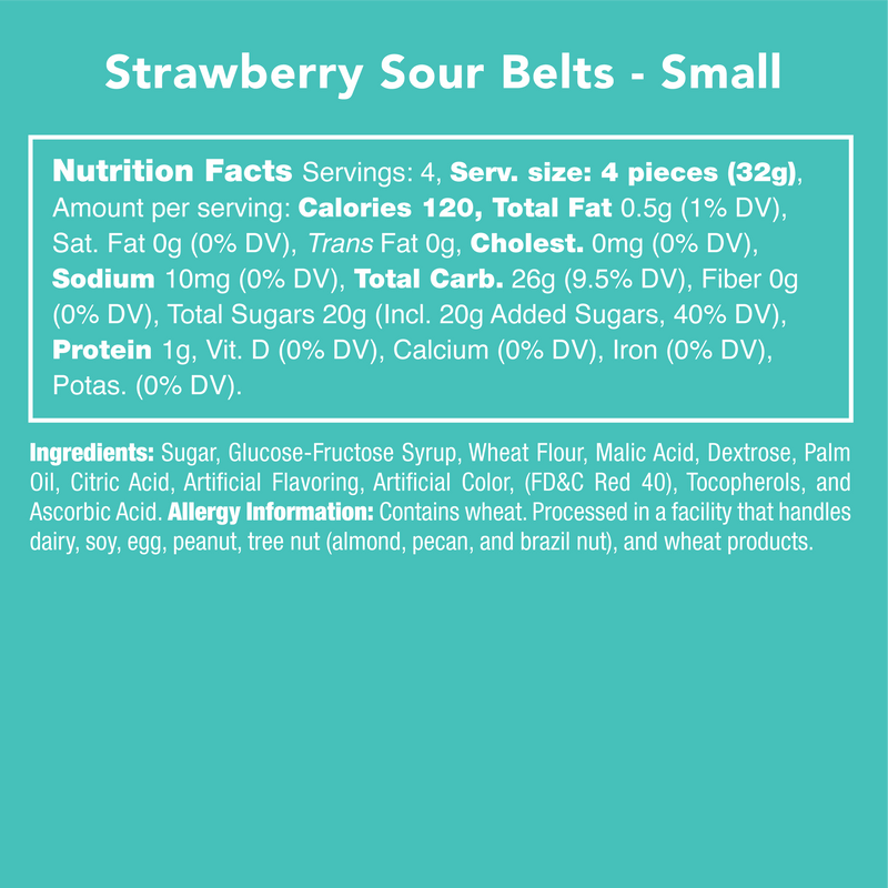 Strawberry Sour Belts