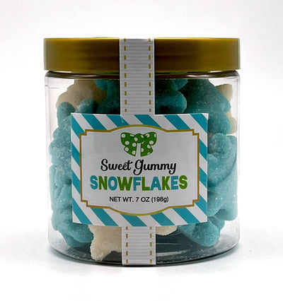 Sanded Gummy Snowflakes