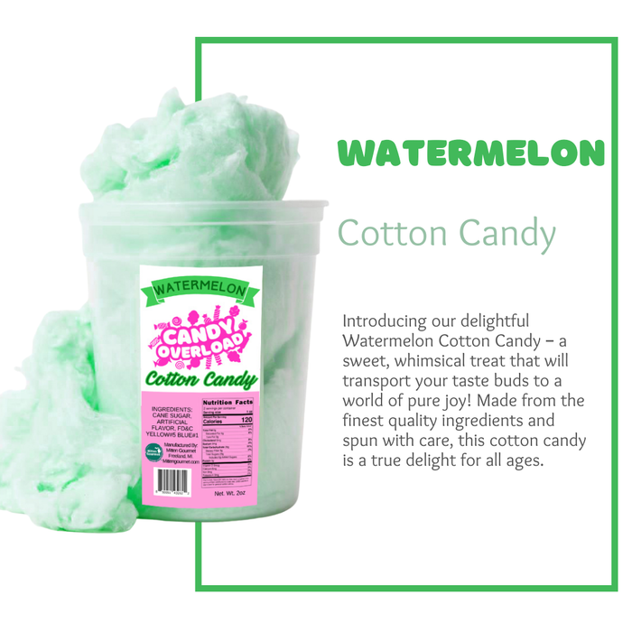 Watermelon- Gourmet Cotton Candy