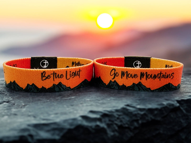 Sunrise / Matthew 5:16 & Matthew 17:20 Wristband: