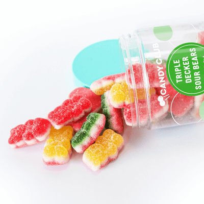 Triple-Decker Candy Sour Gummy Bears