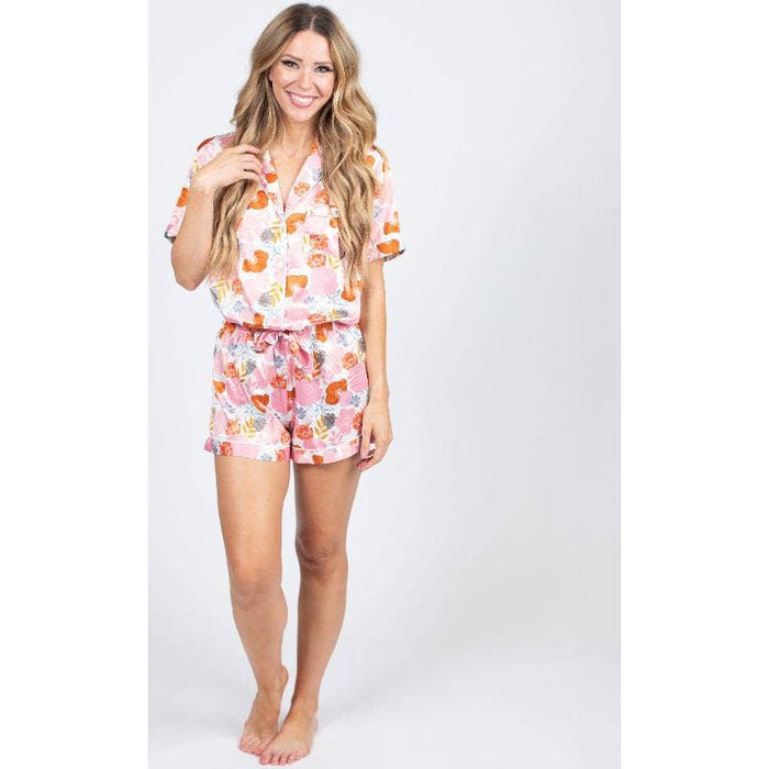 Ophelia Silky Satin Pajama Short Set