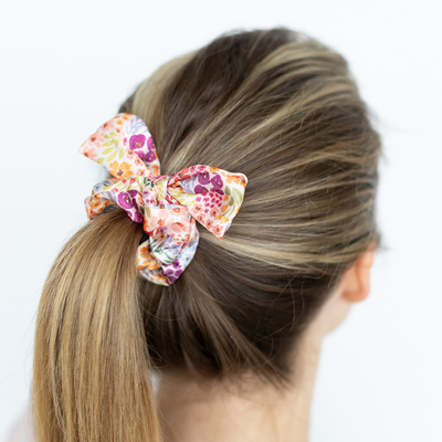 Countryside Blooms Satin Scrunchie