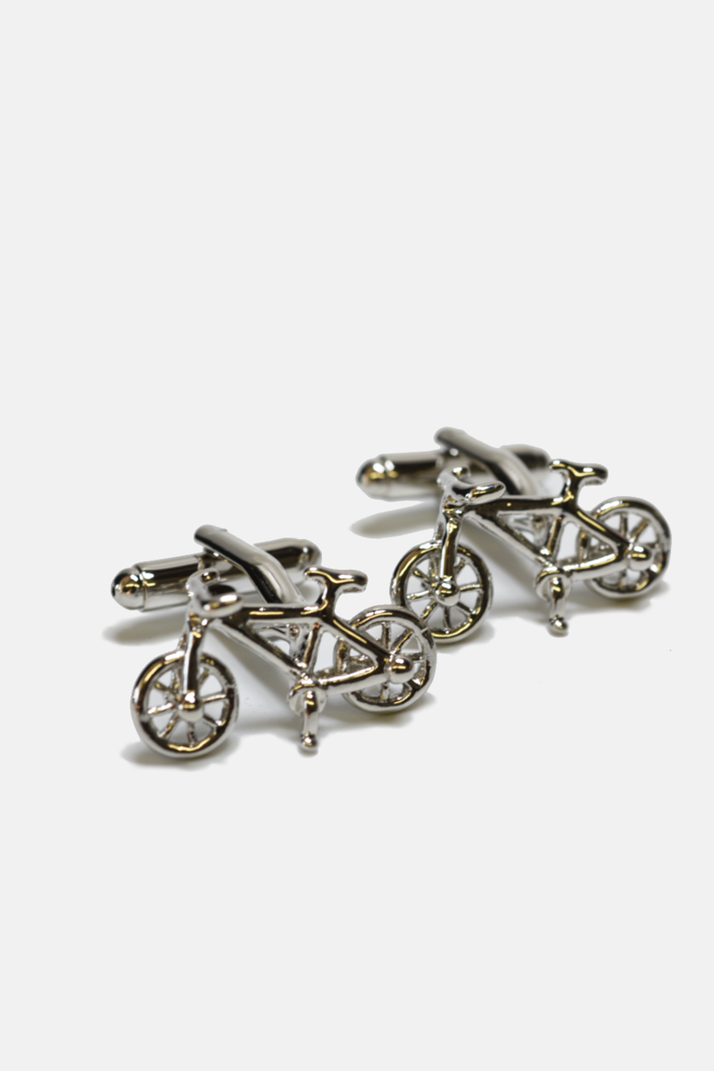 Bike Cufflinks: Steel