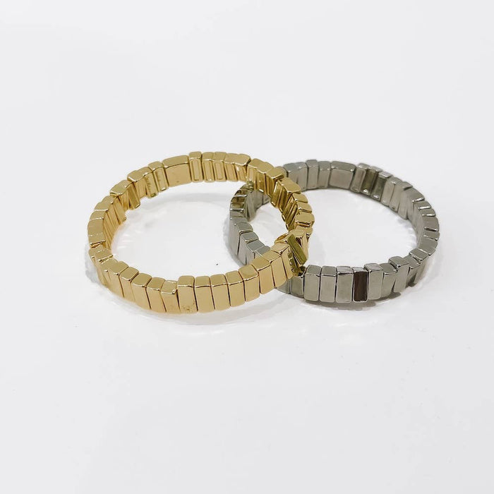 Sophia Stretch Bracelet: Gold