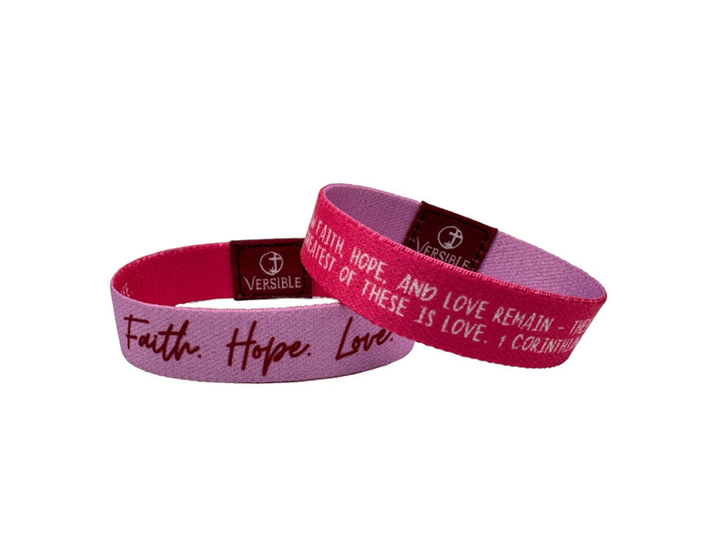 Solid Truths Collection: Small / Pink - Faith. Hope. Love.