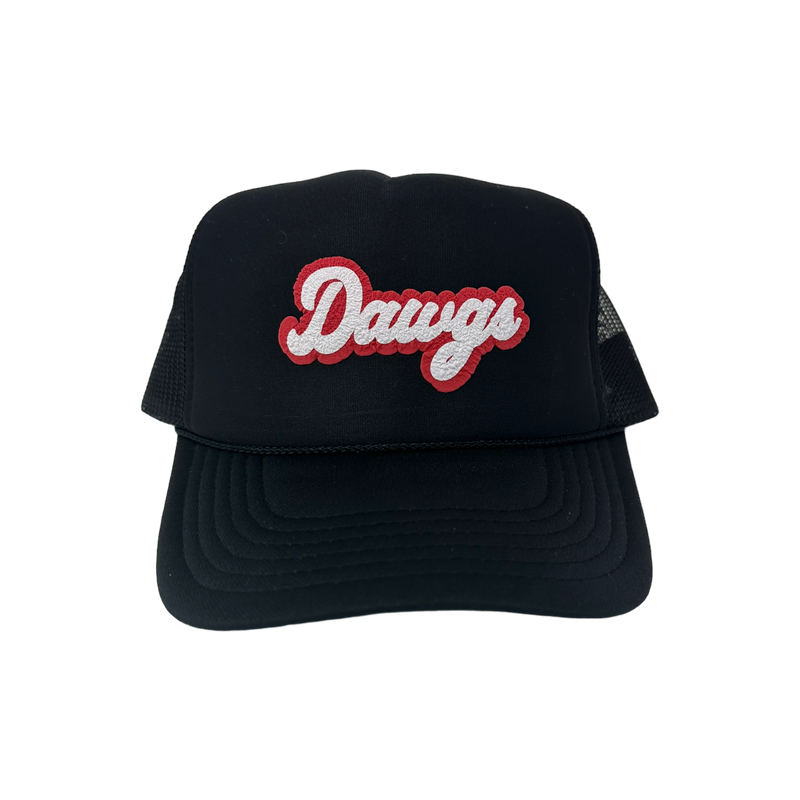 Dawgs - Black Double Puffy Trucker