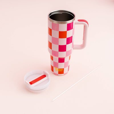 Sweetheart Check - Take Me Everywhere Tumbler -