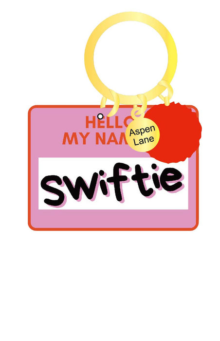 Taylor Purple Glitter | Taylor Swift Keychain