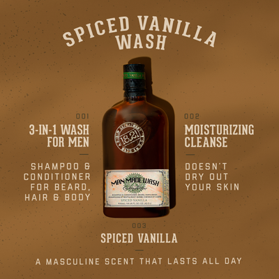 Spiced Vanilla Man Made Wash: Man Made Wash 32 oz Spiced Vanilla