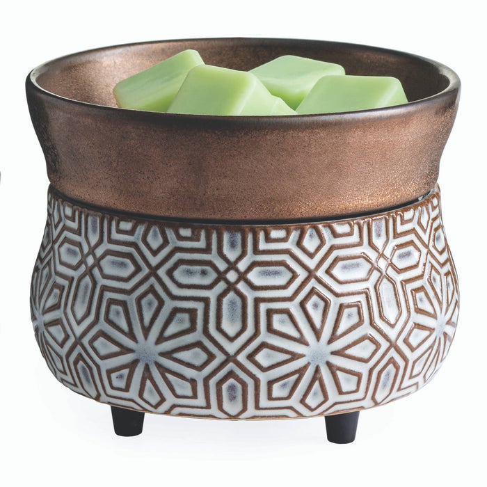 Bronze Geometric | 2-in-1 Fragrance Warmer