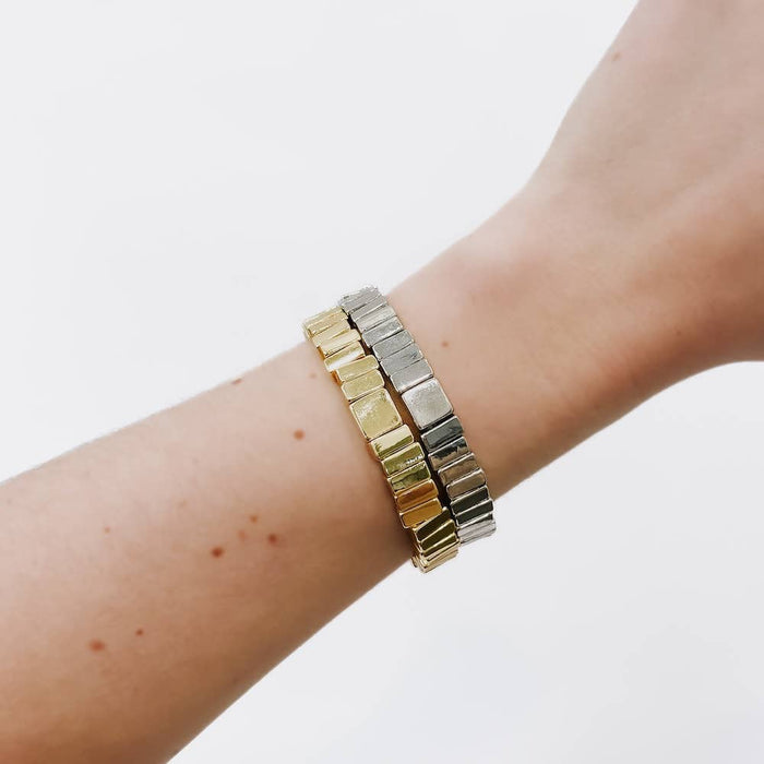 Sophia Stretch Bracelet: Gold