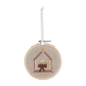 Nativity Hoop Ornament