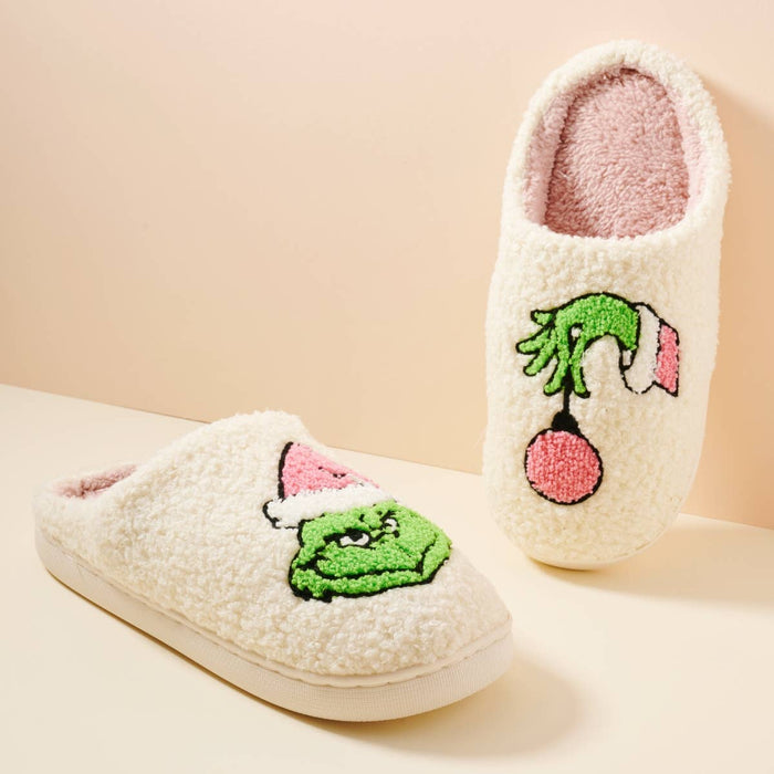 Christmas Monster Home Slippers