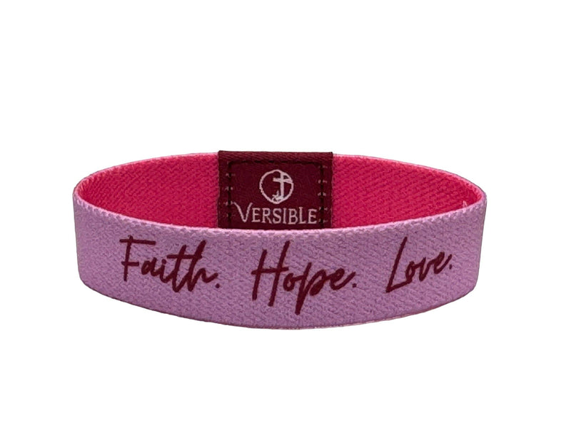 Solid Truths Collection: Small / Pink - Faith. Hope. Love.