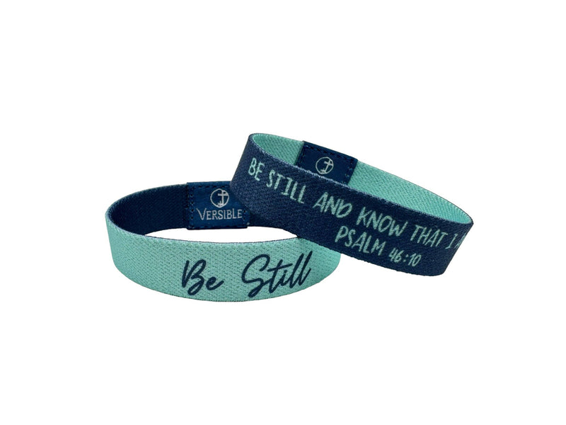 Solid Truths Collection: Large / Aqua - Be Still