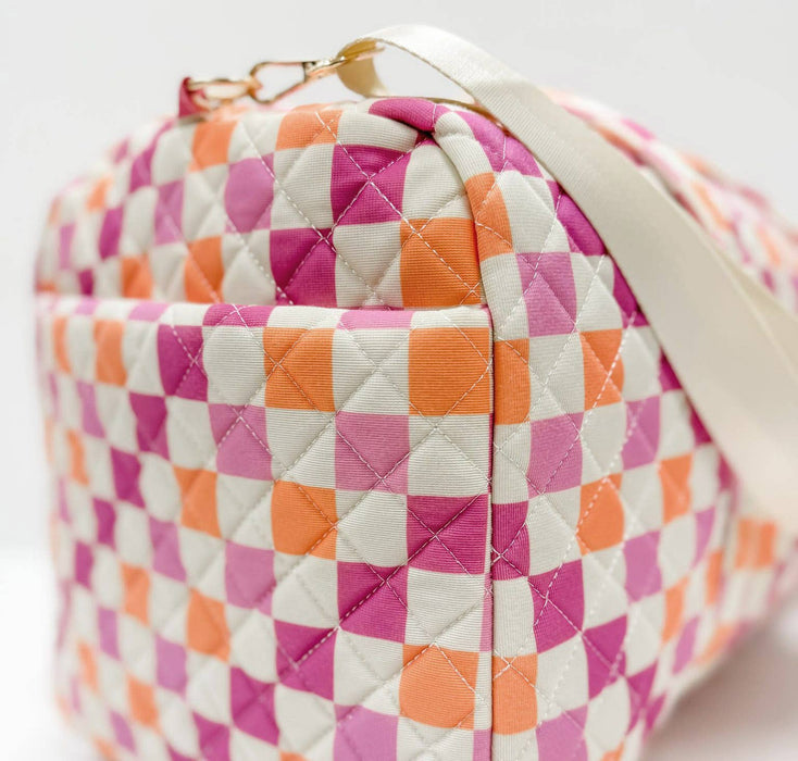 Checkered Duffle