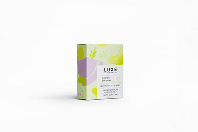 Luxe Jasmine Tea + Ginger Shower Steamer Fizzy Bomb