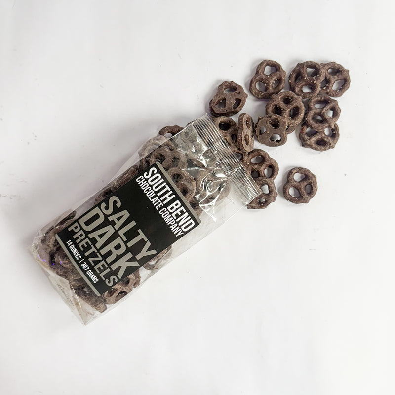 Salty Dark Chocolate Pretzels