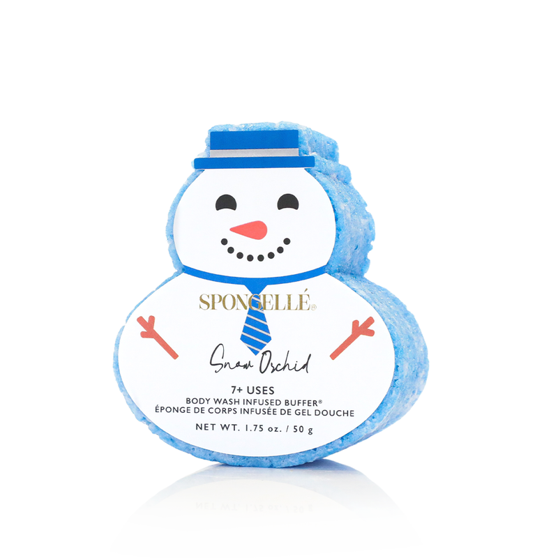 Snow Orchid Snowman Holiday Buffer 