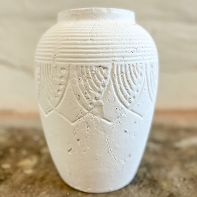 WILLOW CHALKED VASE