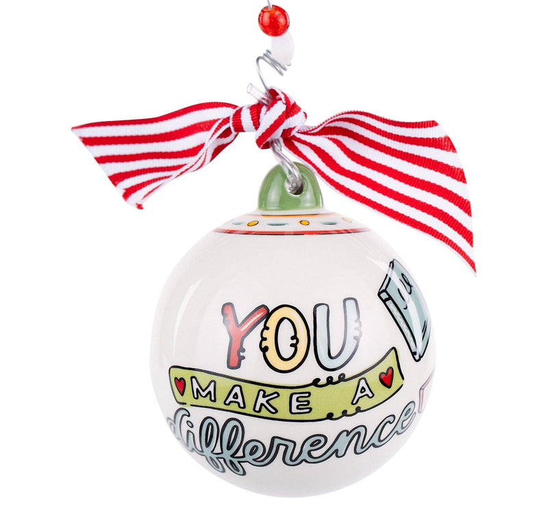 Teacher Make a Difference Ornament