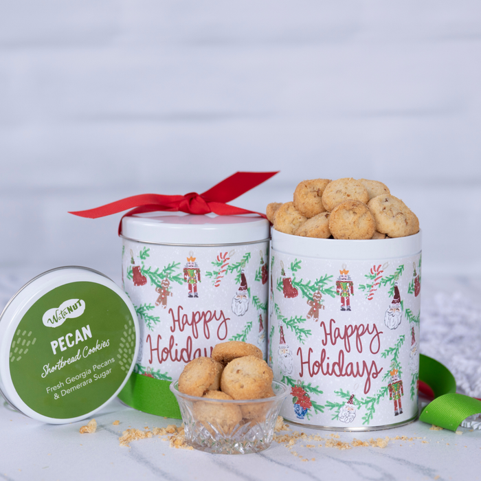 Happy Holidays Tin: Key Lime Shortbread Cookies