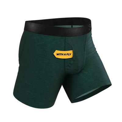 The Tree Falls | Forest Green Ball Hammock® Pouch Underwear With Fly