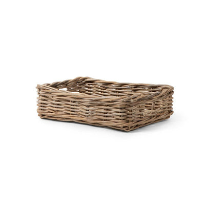 Rattan Rectangle Tray | 3" H