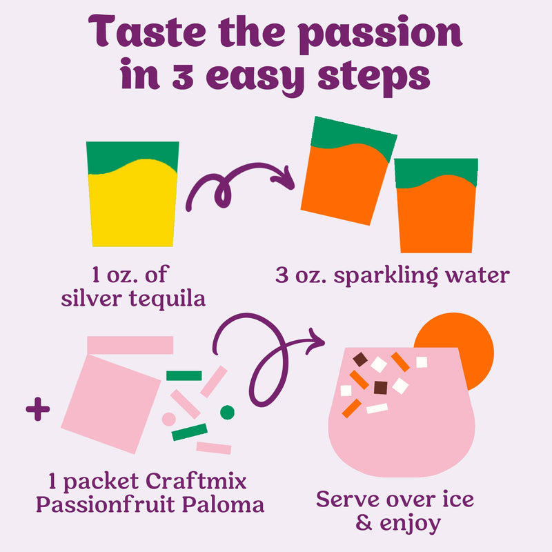 Passionfruit Paloma Cocktail - SINGLES