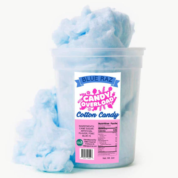 Blue Raz- Gourmet Cotton Candy