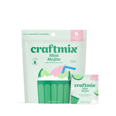 Mint Mojito Cocktail / Mocktail Mixer - 6 Servings Multipack