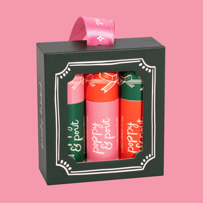 Limited Edition, Holiday Lip Balm Trio Ornament